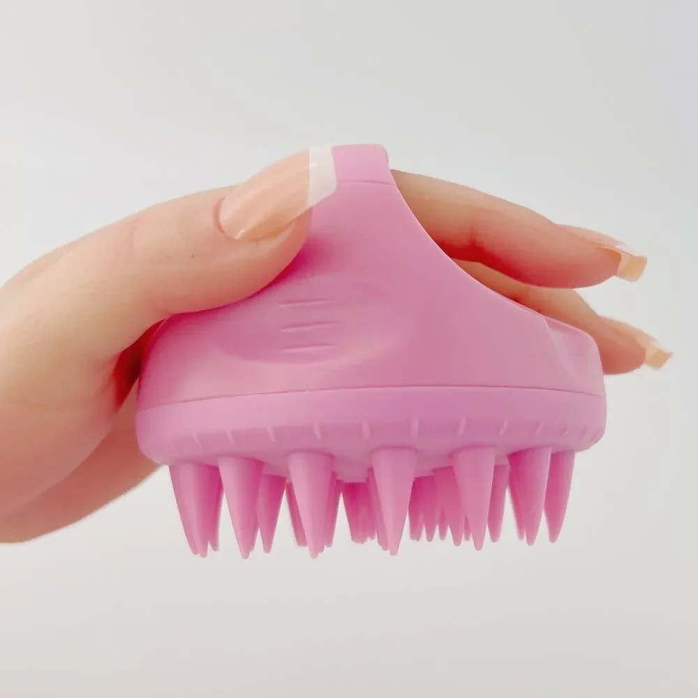 2 pcs Scalp Massager Shampoo Brush, Scalp Scrubber Soft Silicone Dandruff Remove